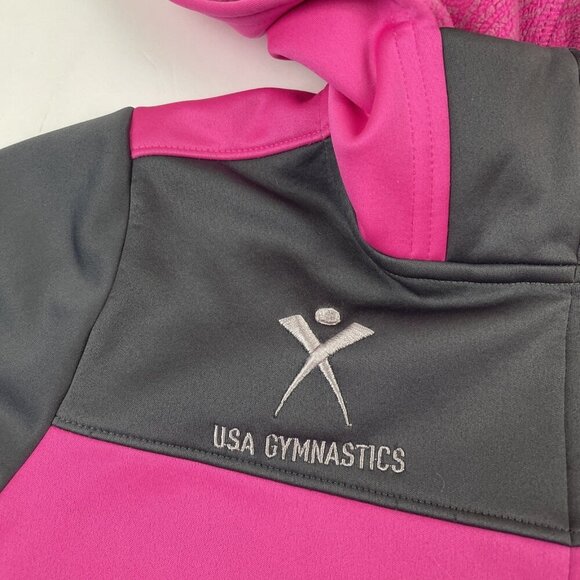 Under Armour Storm2 Hooded Jacket Youth Girl’s L Cold Gear USA Gymnastics - Picture 8 of 13